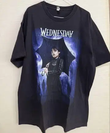 Wednesday 그래픽 T셔츠 블랙