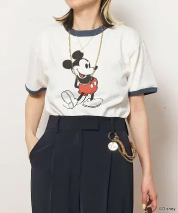 GOOD ROCK SPEED 링거 티셔츠 mickey