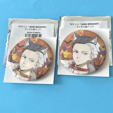 사쿠라 하루카 WIND BREAKER 코치 상점가 할로윈 홀로그램 캔뱃지