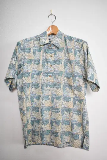 A02720 T&L Muumuu Factory 하와이산 알로하 셔츠