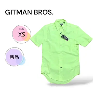 새상품 GITMAN BROS. Vintage 버튼 다운 반팔 셔츠 XS