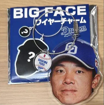 주니치 드래곤즈 BIG FACE 와이어 참 오시마 요헤이