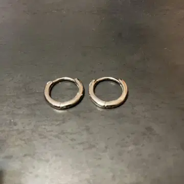 SILVER925 HOOP OPEN EARRINGS/실버/귀걸이