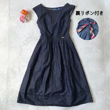 BLUE LABEL CRESTBRIDGE 백리본 데님 원피스