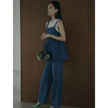 FRILL DENIM SET UP 25inch