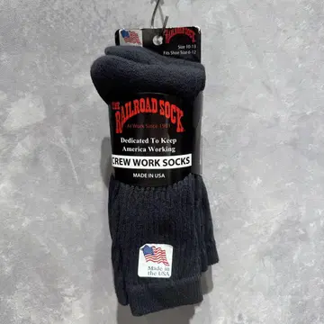 [무료배송] 미사용 새상품 RAILROAD SOCK 양말 삭스 3매 세트