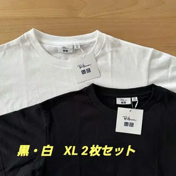 Ron Herman x UNIQLO 에어리즘 코튼 T셔츠 2매 세트 XL