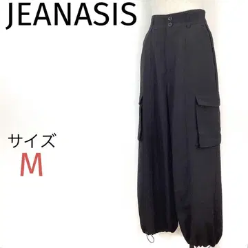 JEANASIS 하이웨스트 밀리터리 플랩 포켓 팬츠 카고 팬츠 M
