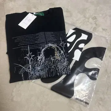 ABSTRACT FUDGE AF girl Tee 블랙 8.1oz
