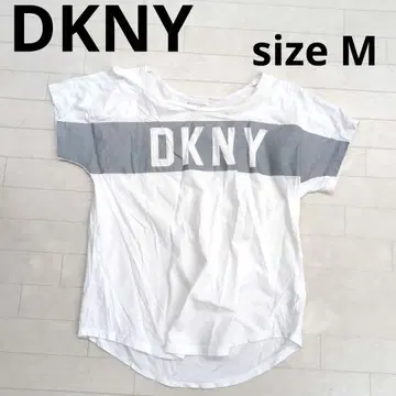 248 DKNY 반팔 티셔츠 화이트/그레이 M