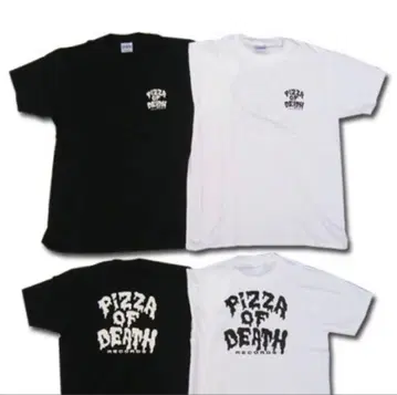 PIZZA OF DEATH RECORDS 티셔츠 블랙