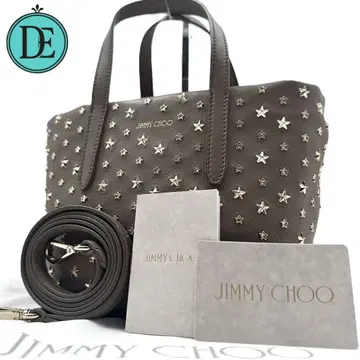 [고품질] JIMMY CHOO 핸드백 2way 미니 사라 스터드 토트