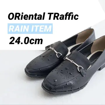 오리엔탈 트래픽 레인 펌프스 블랙 24.0cm 우천 겸용