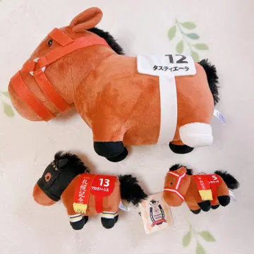 서러브레드 컬렉션 경마 말 봉제 인형 키링