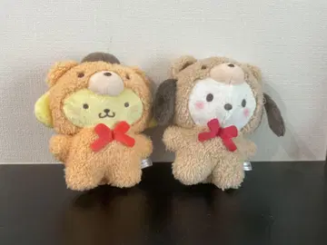 포차코와 폼폼푸딩 봉제 인형