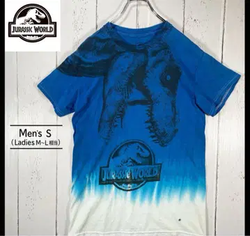 쥬라기 월드 T셔츠 Men's S 스티커 포함.