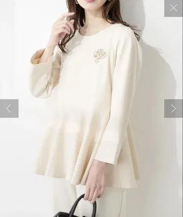 natural couture 페플럼 헴 블라우스
