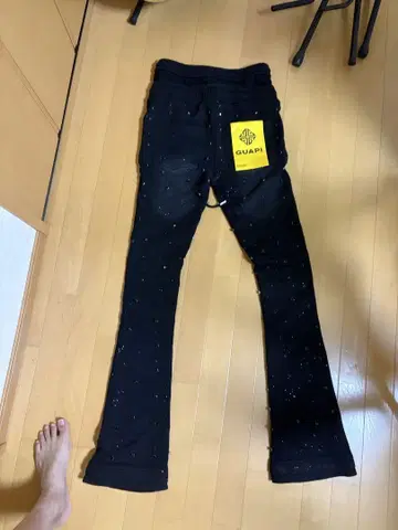 GUAPI 블랙 플레어 팬츠 30