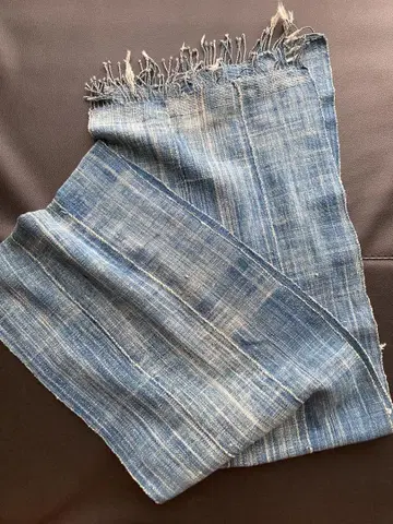 Vintage 아프리칸 인디고 스톨 1 레어