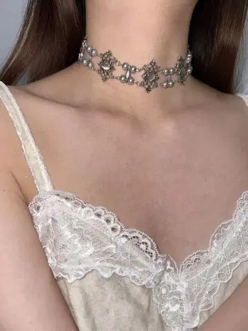 빈티지 목걸이 초커