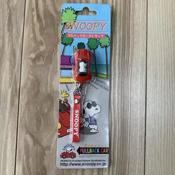[미개봉] 초레어! 스누피 풀백카 스트랩 헤이세이 레트로 당시 물품