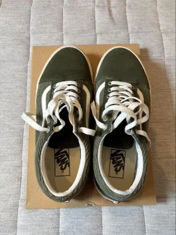 Vans 스니커즈 스웨이드 그린 26.5cm