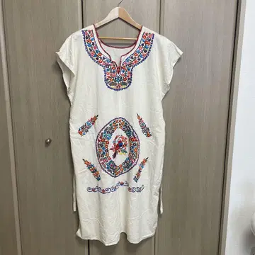 키넥 멕시코 자수 원피스 귀여움