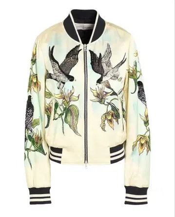 DRIES VAN NOTEN 23-24AW 자수 블루종 봄버 자켓