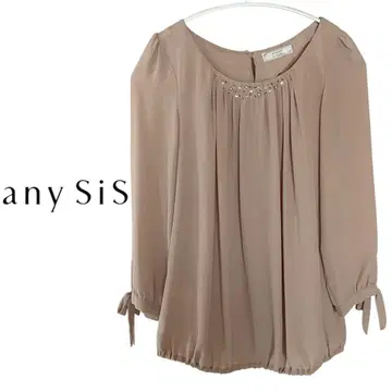 [Any SiS] 온워드 카시야마 블라우스 비즈 폴리에스테르 100% M