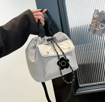 MARY QUANT 미니 숄더백 미니백 파우치 그레이