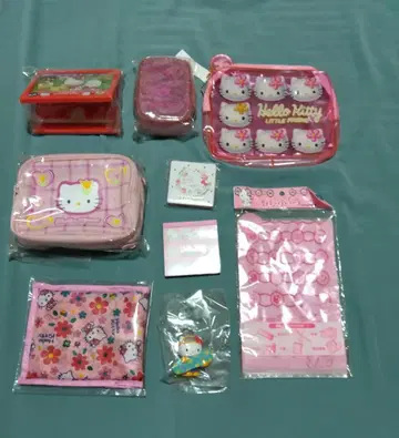 헬로키티 시스템 바인더 컴팩트 더블 미러, 에코백 등