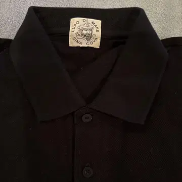Lupo di Mare 블랙 피케 셔츠 LL