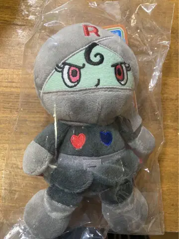 블랙 롤빵소녀 봉제인형 호빵맨