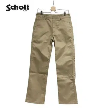 미사용 새상품 Schott COTTON TWILL 워크 팬츠 28