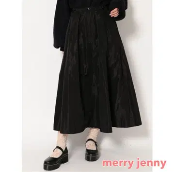 컨디션 최상 merry jenny 메리제니 타프타 플레어 롱 스커트