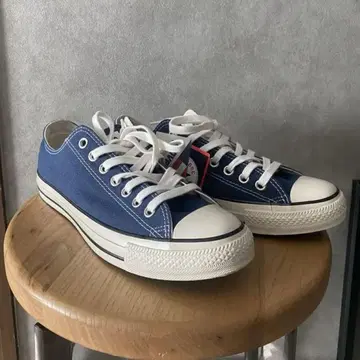 ALL STAR 네이비 로우컷 스니커즈 27.0cm 8