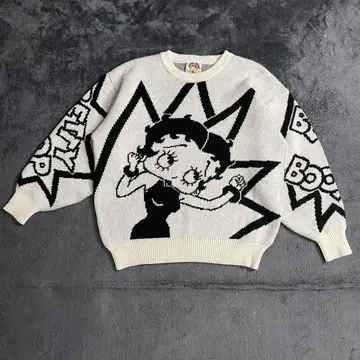 BettyBoop 베티브 웁 니트 스웨터 애니메이션 무비