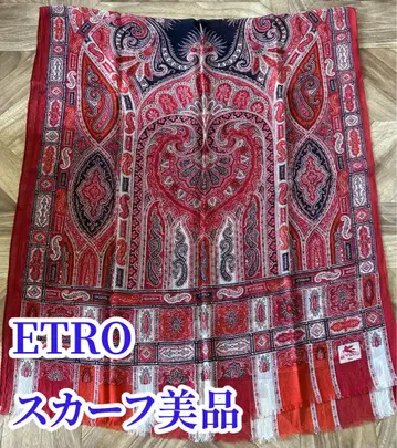 ETRO 페이즐리 무늬 스톨 미사용 새상품
