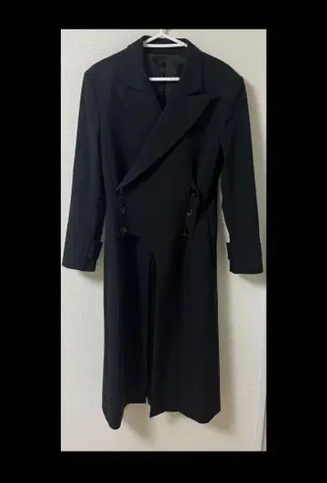 KEISUKEYOSHIDA 19aw 블랙 모닝 코트