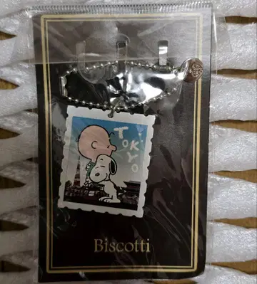 미개봉 새상품 Biscotti SNOOPY 스누피 키링 도쿄 한정판