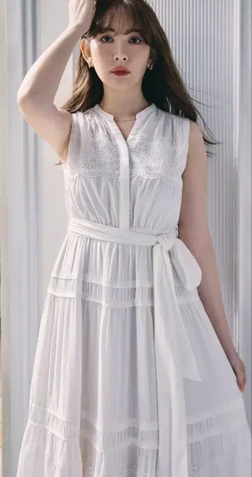 Herlipto Scala 레이스 Trimmed Dress S 사이즈