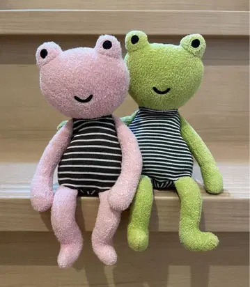 마타노 아츠코 개구리 봉제 인형 2개