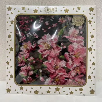 1245 FEILER 페일러 손수건 SAKURA 사쿠라 블랙 검정