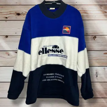 ellesse 블록 컬러 스웨터 남성용 사이즈 L 일본제