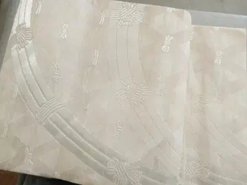 순수 실크 여름 오비 옻칠박 후쿠로 오비 은은한 색조 묶음 노시