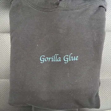 Gorilla Glue 블랙 후드티