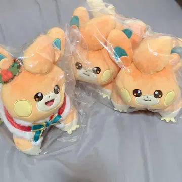 포켓몬 센터 빠모 봉제인형 3세트