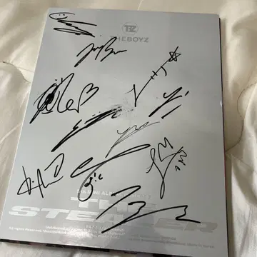 THEBOYS 5th MINIALBUM 친필 사인반