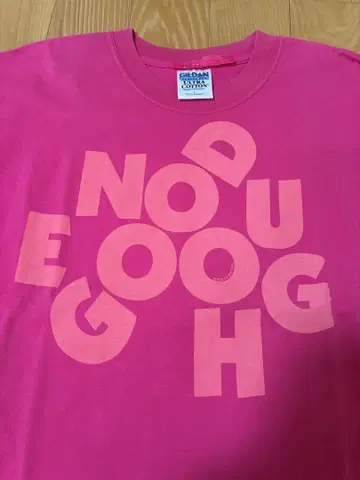 GOODENOUGH UK 풀 로고 티셔츠 L 사이즈