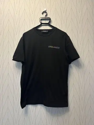 DSQUARED2 블랙 티셔츠 L 사이즈 PALM BEACH